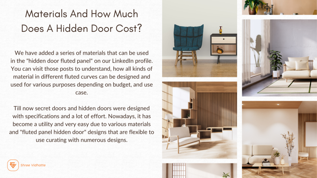 Fluted Panel Hidden Door – Materials, Design Utility & Cost In Mumbai Fluted Panel Hidden Door – Materials, Design Utility & Cost In Mumbai