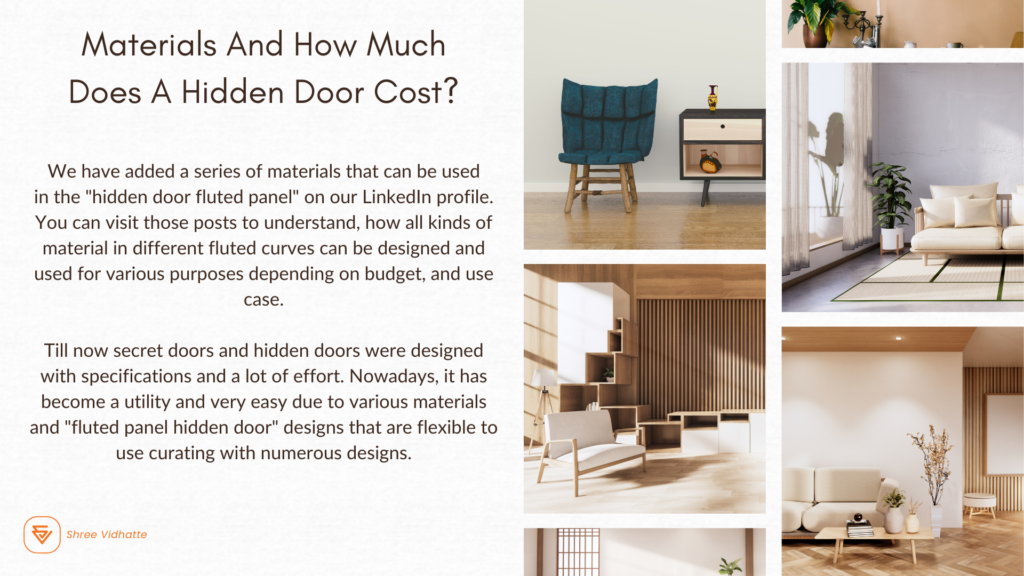 Fluted Panel Hidden Door – Materials, Design Utility & Cost In Mumbai