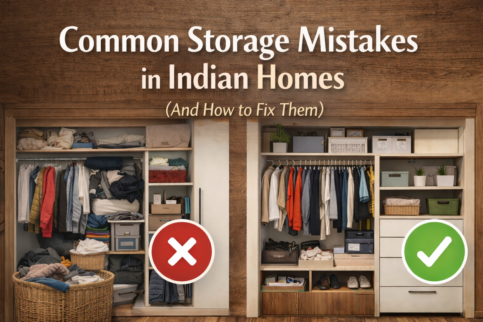 Common Storage Mistakes in Indian Homes (And How to Fix Them)